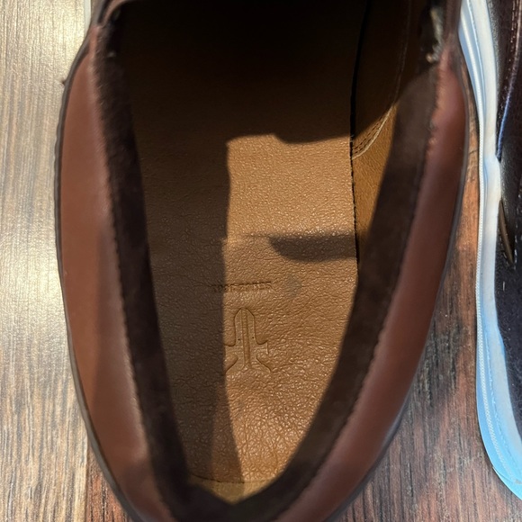 FRYE Mark Gore Leather Slip On Shoes - Picture 5 of 9